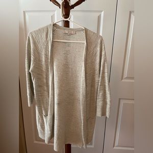Loft Textured Knit Cardigan Size S
